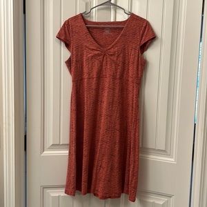 Toad and Co Rosemary dress in coral waves. Size large